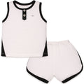Bibo's Boy's Sleeveless Set HY 397831 White and Black
