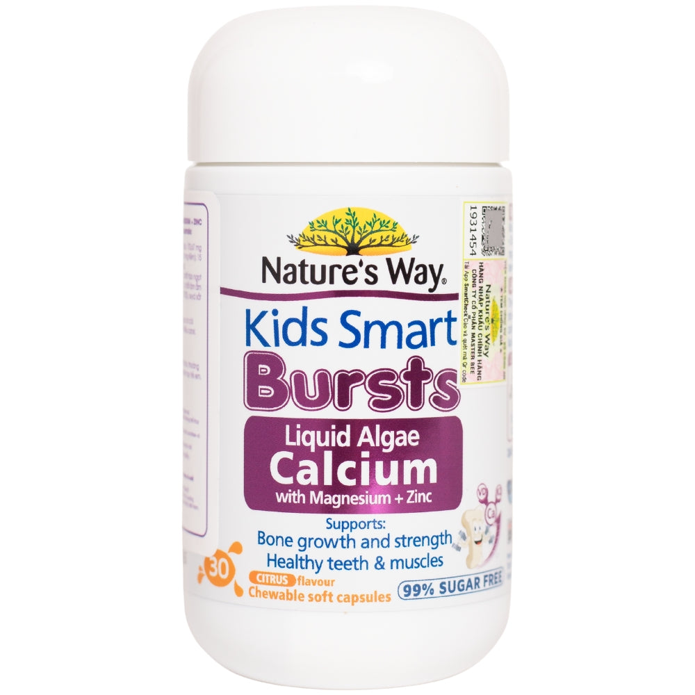 Nature's Way Kids Smart Bursts Seaweed Calcium 30 capsules