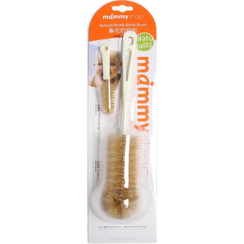 Mammy Shop Natural Bristle Bottle Brush