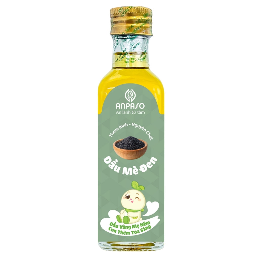 Anpaso Black Sesame Weaning Oil for Babies 100ml (Random packaging)