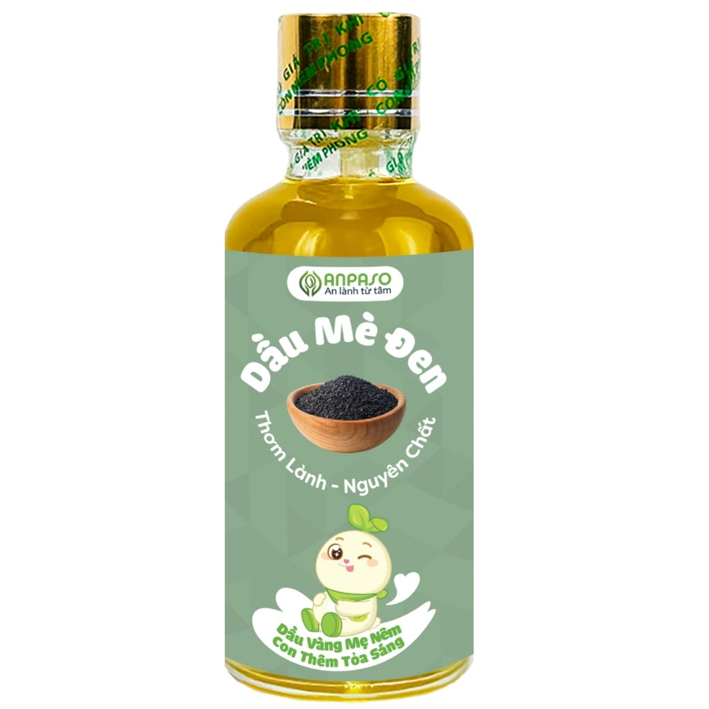 Anpaso Black Sesame Weaning Oil for Babies 50ml