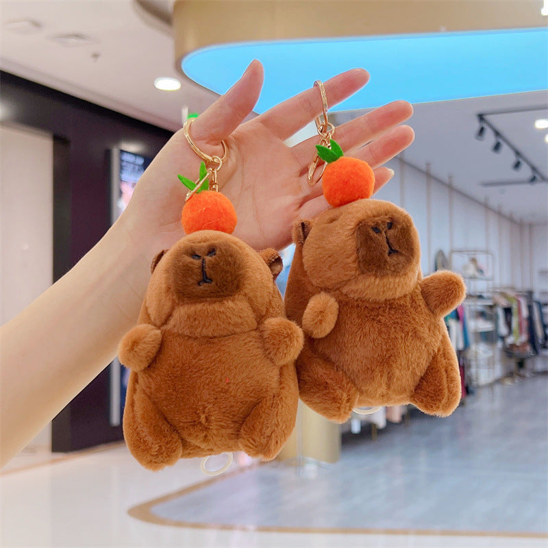 Pull-Tail Capybara Plush Toy