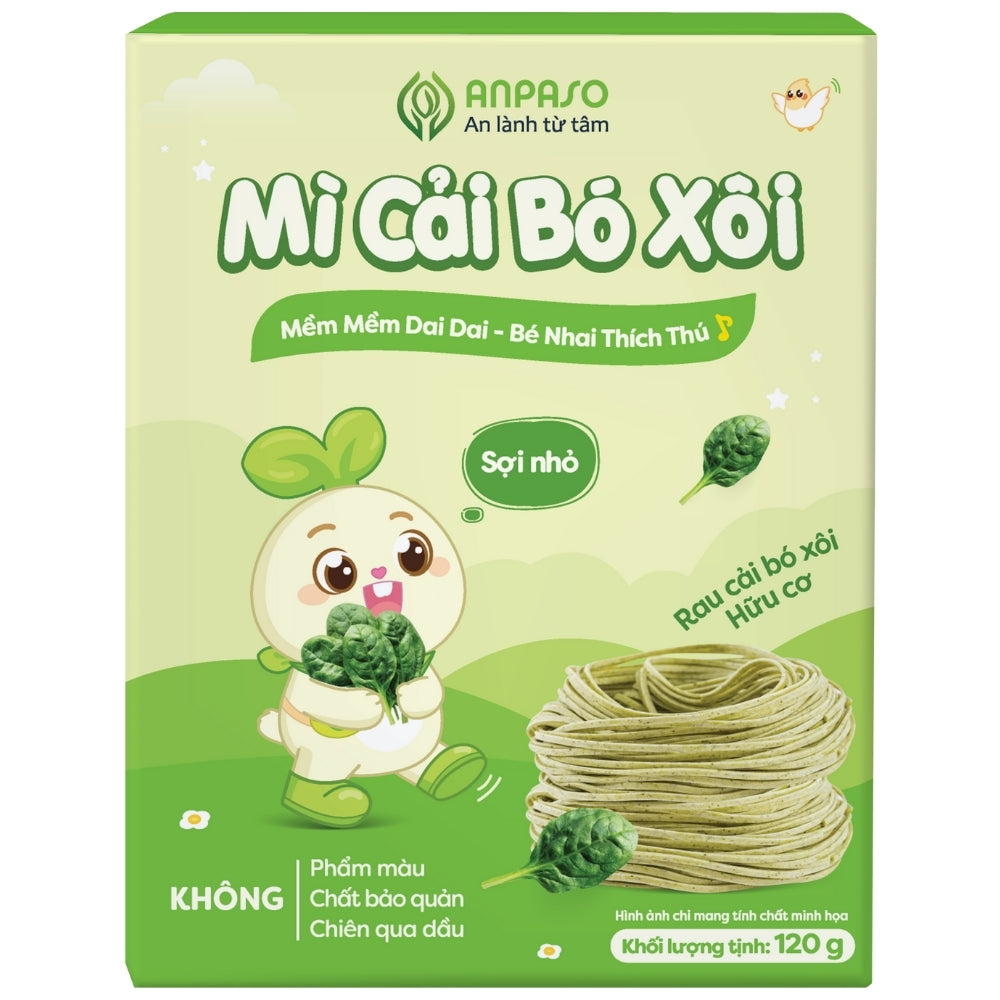 Anpaso Organic Spinach Weaning Noodles 120g
