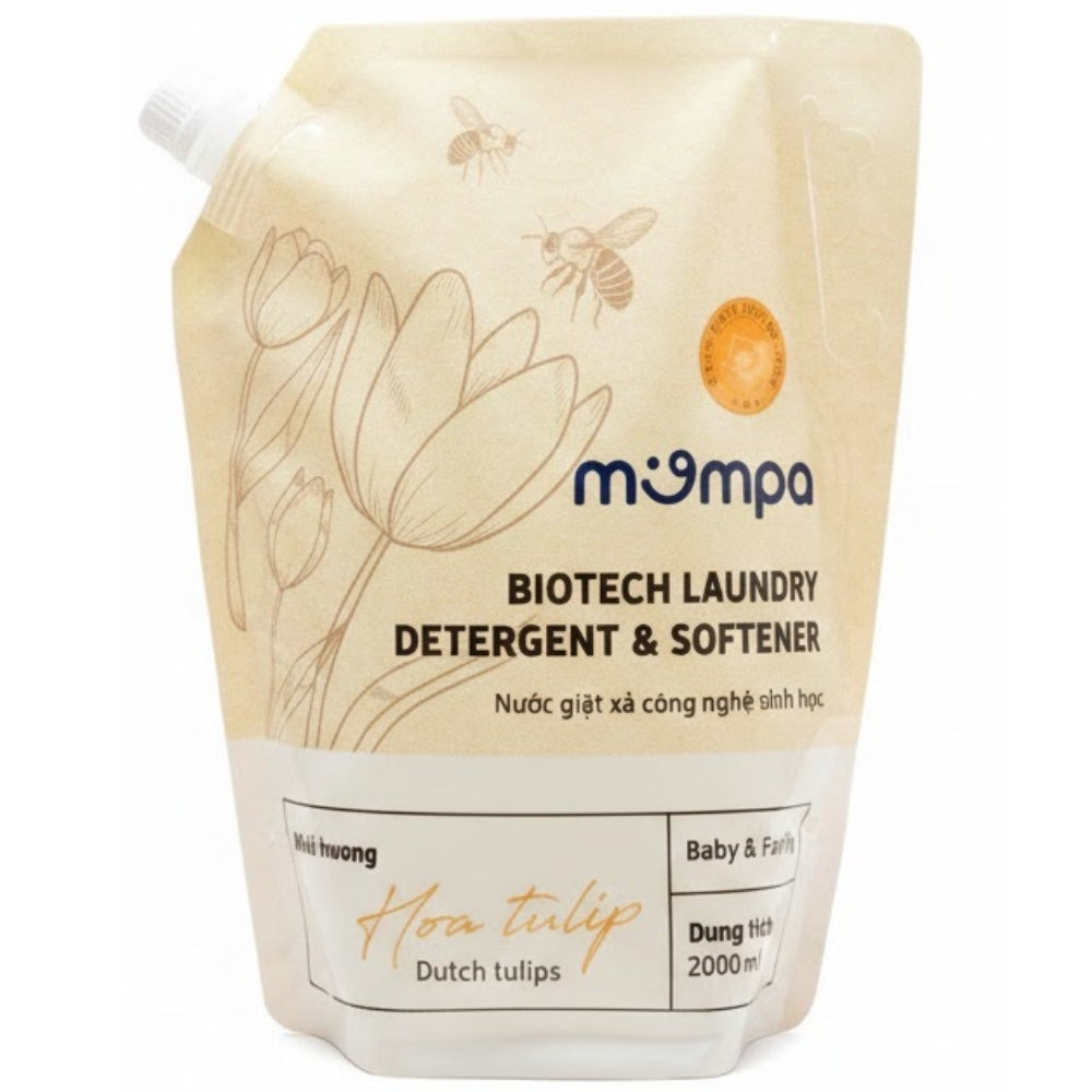 Mompa Laundry Detergent Tulip Scent 2L (From newborn)