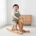 Bibo's Boy's Overall Romper Set 31634 Green with Shirt