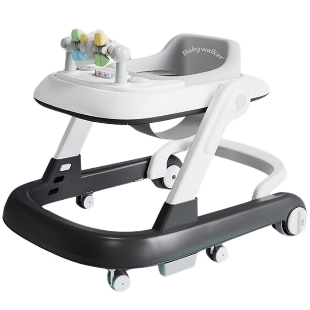 Multi-Functional Anti-Rollover Baby Walker Black 999